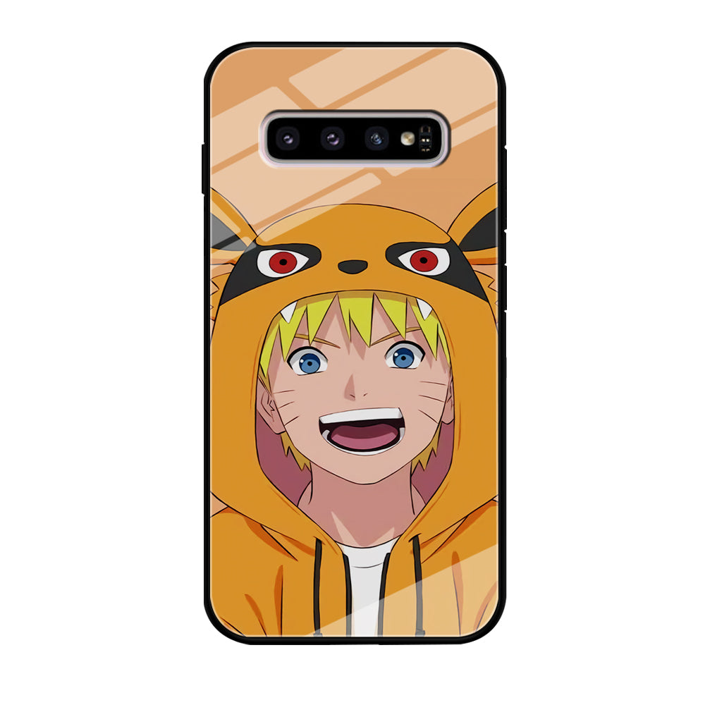 Naruto Cute With Kyubi Jacket Samsung Galaxy S10 Case