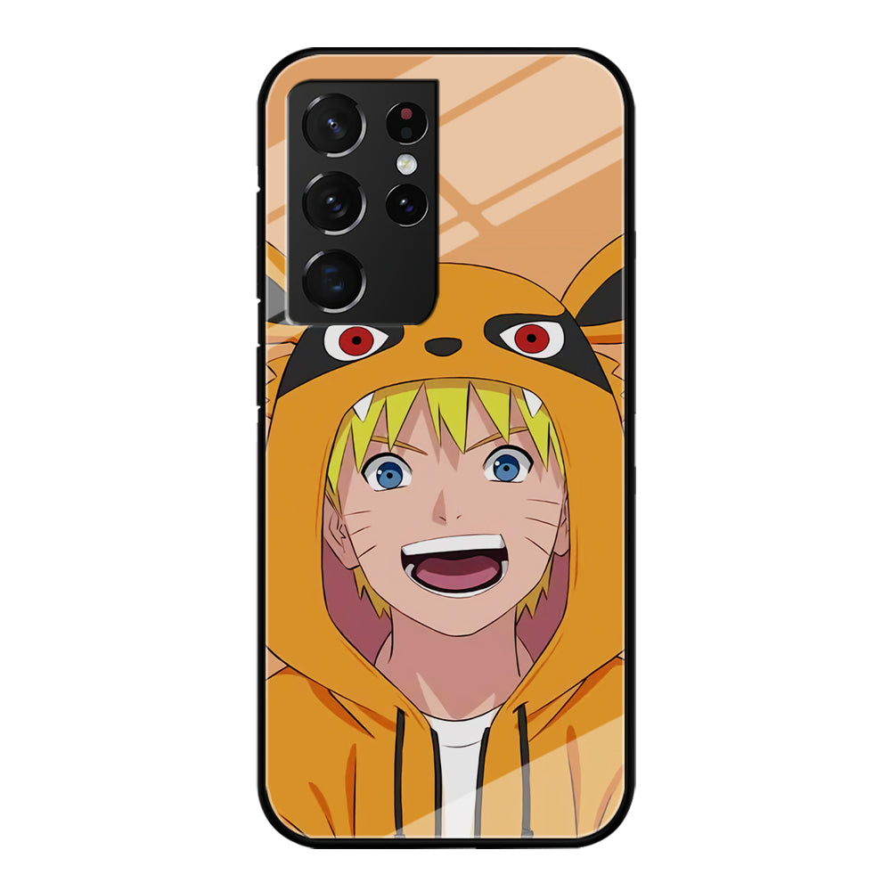 Naruto Cute With Kyubi Jacket Samsung Galaxy S21 Ultra Case