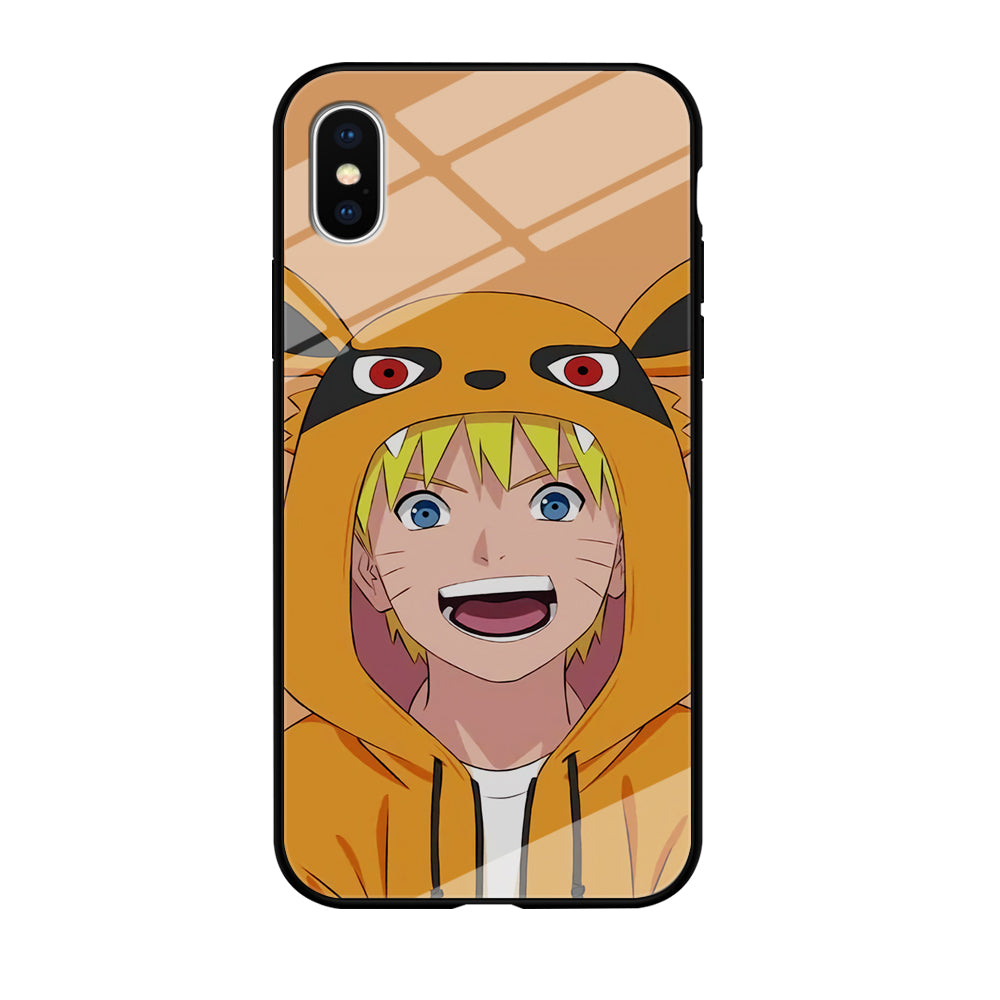 Naruto Cute With Kyubi Jacket iPhone XS Case