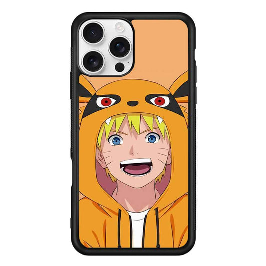 Naruto Cute With Kyubi Jacket iPhone 16 Pro Max Case
