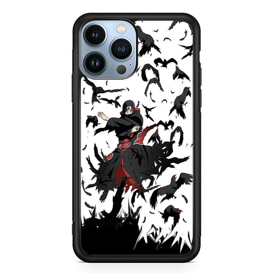 Naruto Itachi Uchiha Flying Bird iPhone 15 Pro Case - Carneyforia