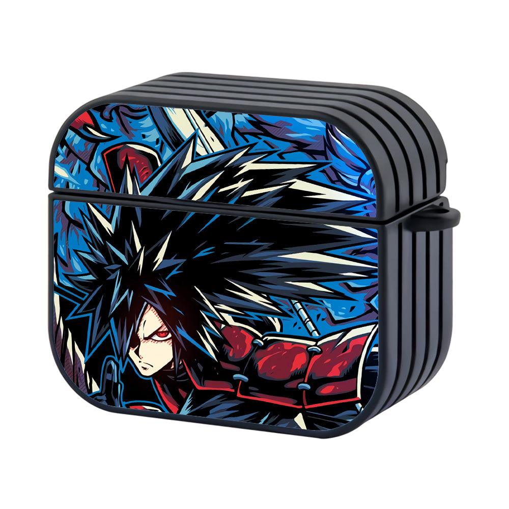Naruto Katon Jutsu of Madara Apple Airpods 4 Case Black