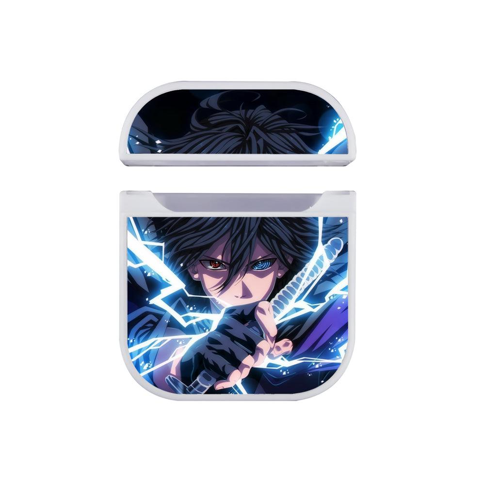 Naruto Sasuke Opening Attack Apple Airpods Case White
