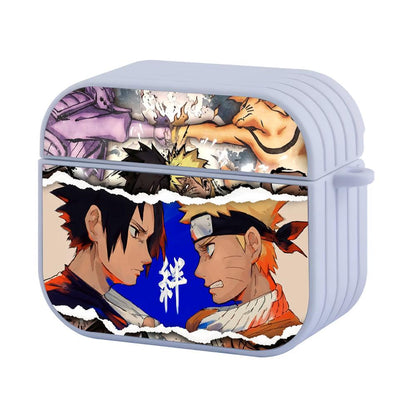 Naruto Stare of Sibling Apple Airpods 4 Case White