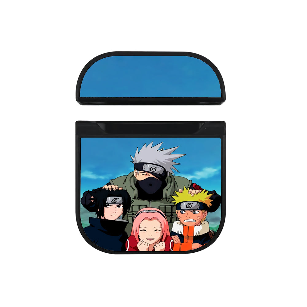 Naruto Team Seven Apple Airpods Case Black