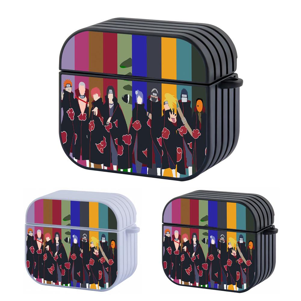 Naruto The Akatsuki Squad Colorful Apple Airpods 4 Case