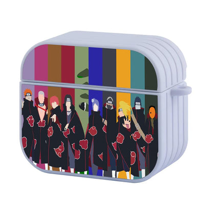Naruto The Akatsuki Squad Colorful Apple Airpods 4 Case White
