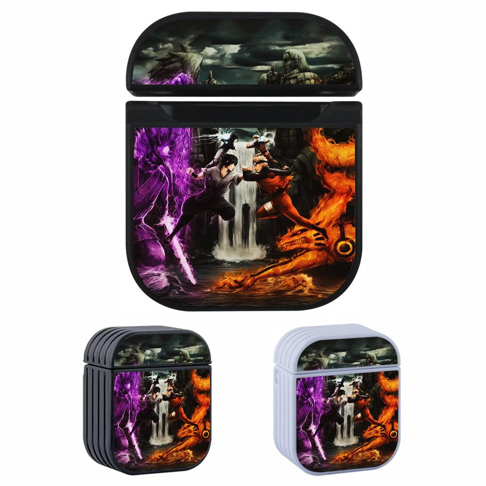 Naruto VS Sasuke Fight Apple Airpods Case