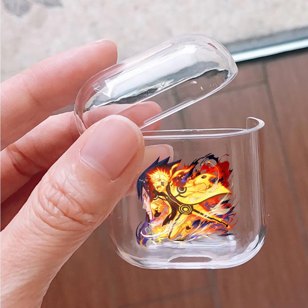 Naruto The Sun and The Moon Apple Airpods Clear Case