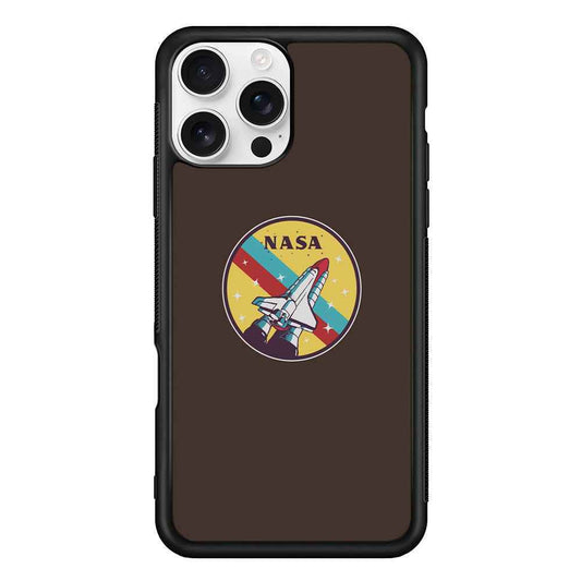 Nasa Dark Aircraft Icon iPhone 16 Pro Max Case