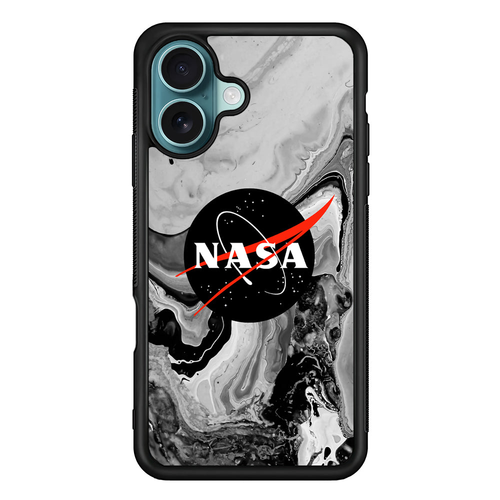 Nasa Grey Marble iPhone 17 Case