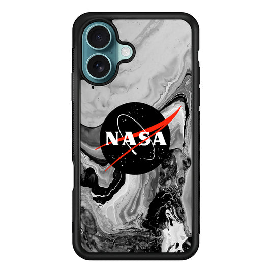 Nasa Grey Marble iPhone 17 Case