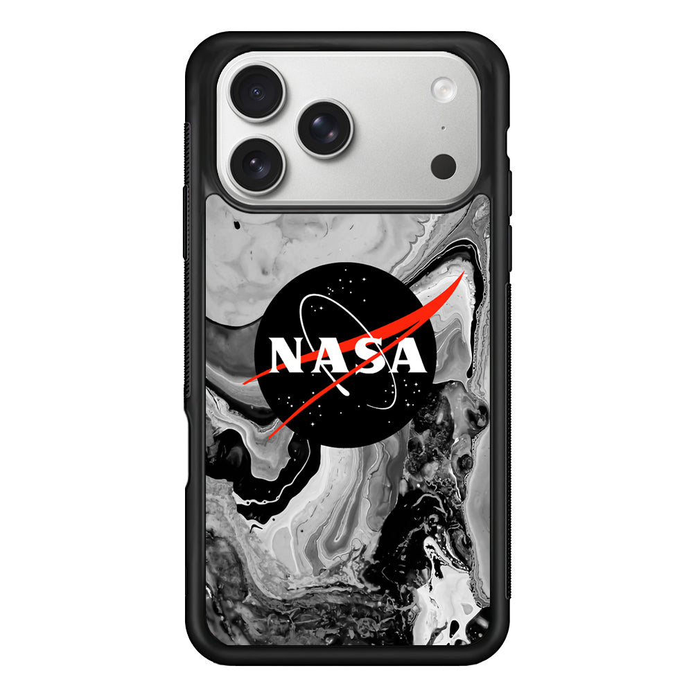 Nasa Grey Marble iPhone 17 Pro Max Case