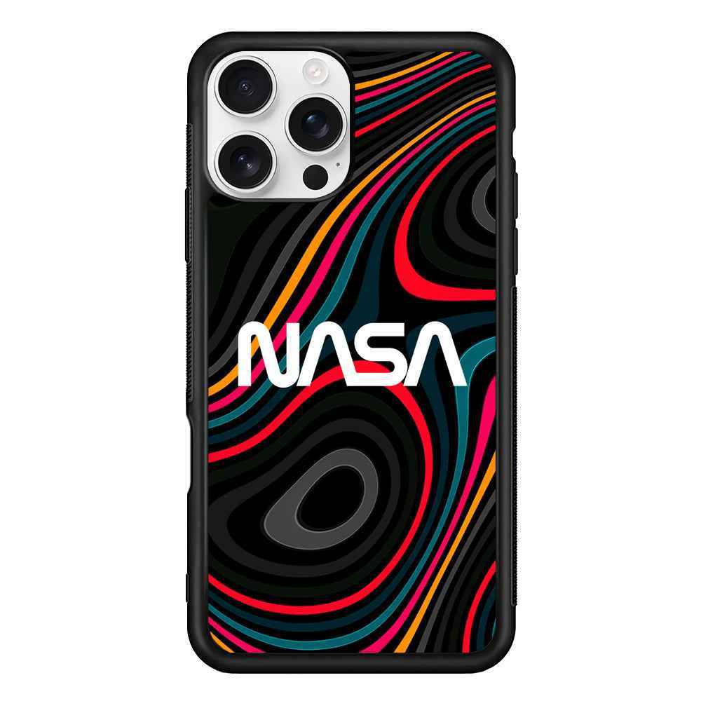 Nasa Rainbow Abstract iPhone 16 Pro Max Case