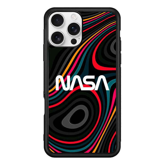 Nasa Rainbow Abstract iPhone 16 Pro Max Case