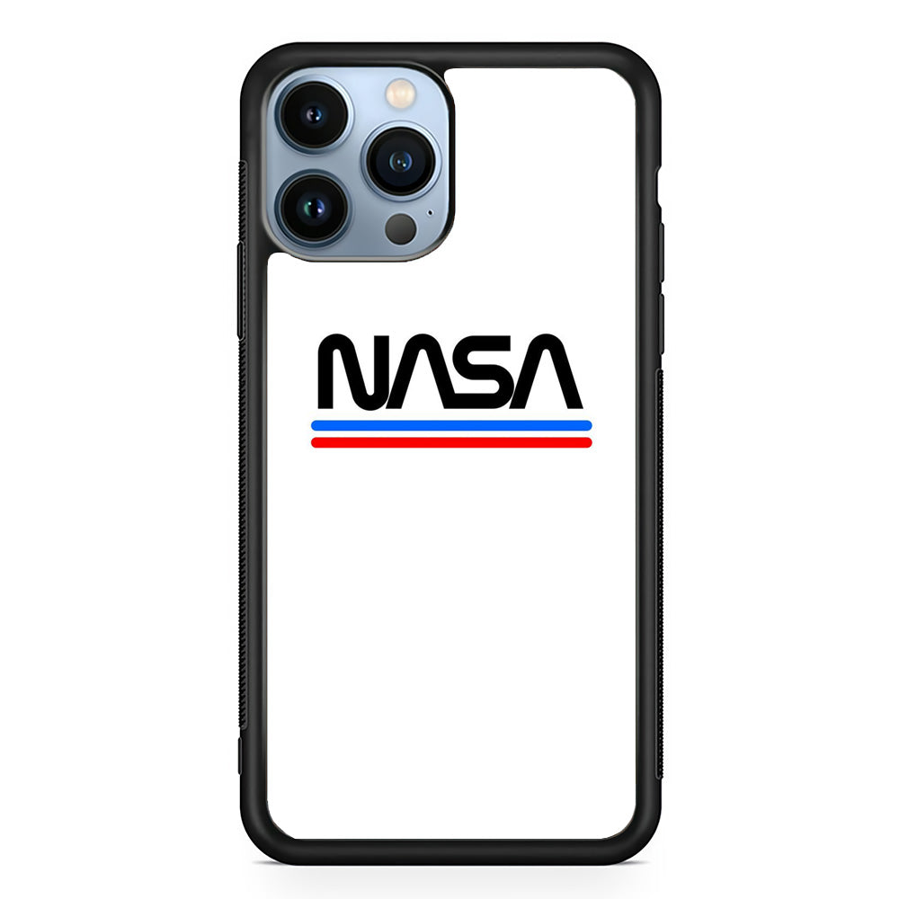 Nasa White Stripe iPhone 15 Pro Case - Carneyforia