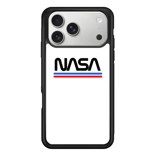 Nasa White Stripe iPhone 17 Pro Max Case