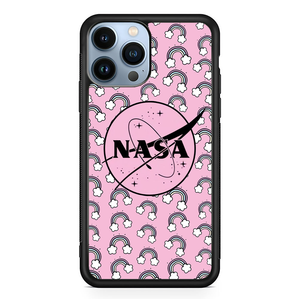 Nasa and Rainbow Features iPhone 15 Pro Case - Carneyforia