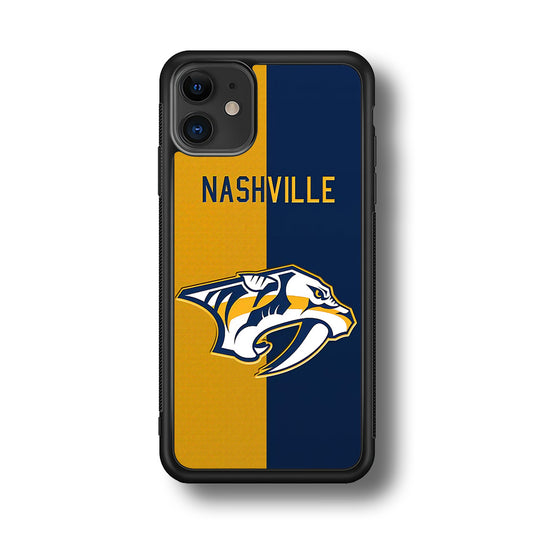 Nashville Predators Two Side Colour iPhone 11 Case