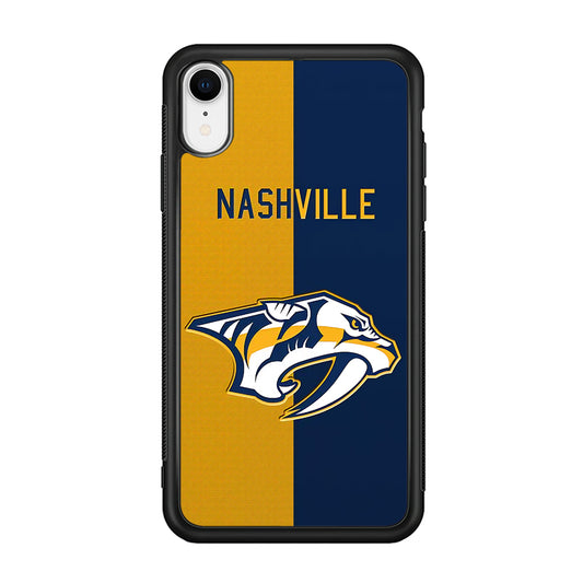 Nashville Predators Two Side Colour iPhone XR Case