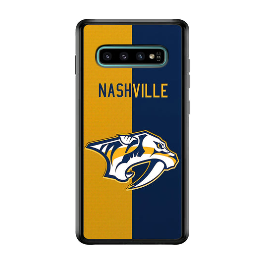 Nashville Predators Two Side Colour Samsung Galaxy S10 Case