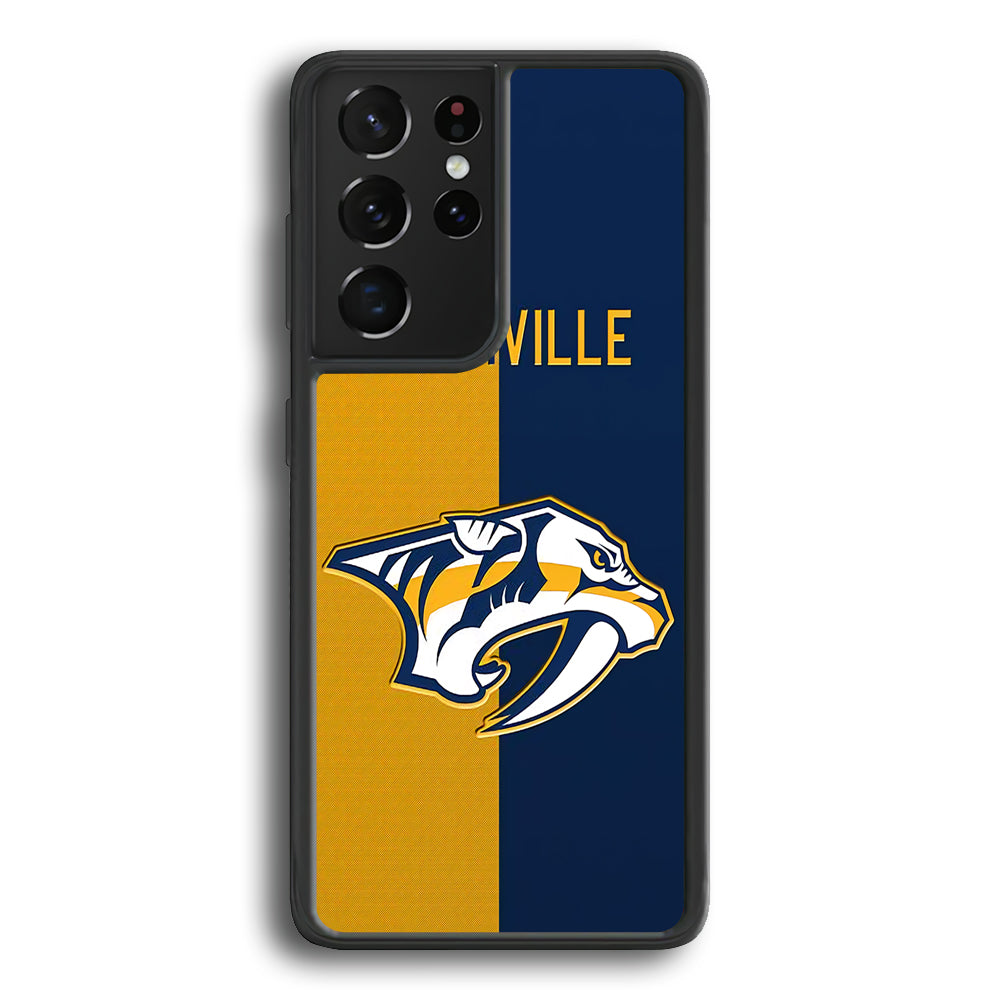 Nashville Predators Two Side Colour Samsung Galaxy S21 Ultra Case