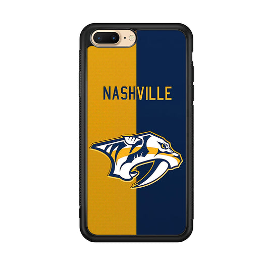 Nashville Predators Two Side Colour iPhone 8 Plus Case