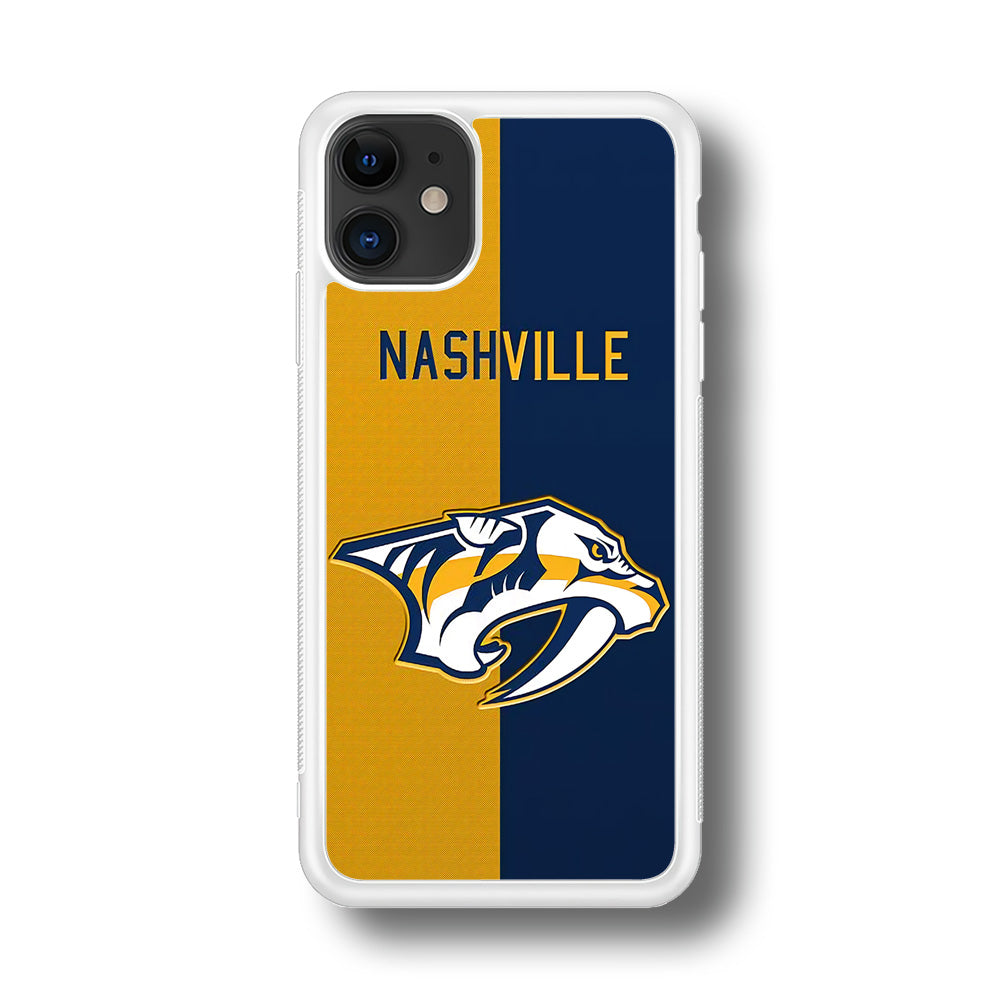 Nashville Predators Two Side Colour iPhone 11 Case