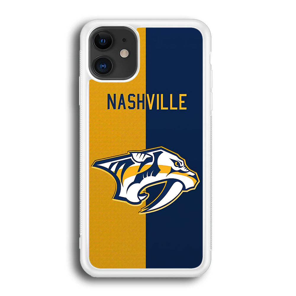 Nashville Predators Two Side Colour iPhone 12 Case