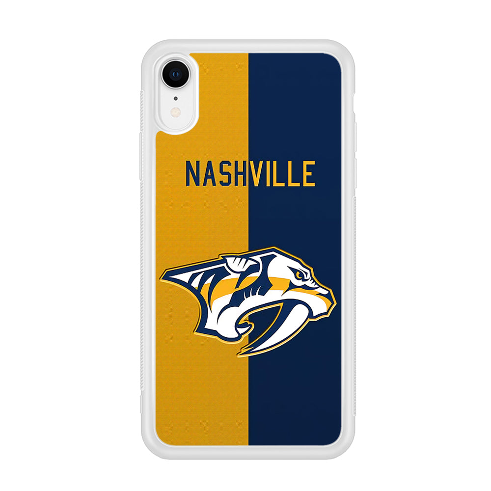 Nashville Predators Two Side Colour iPhone XR Case