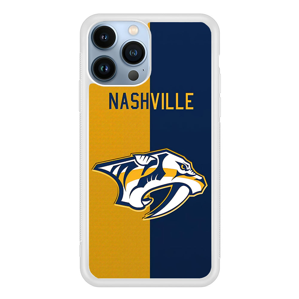 Nashville Predators Two Side Colour iPhone 13 Pro Max Case