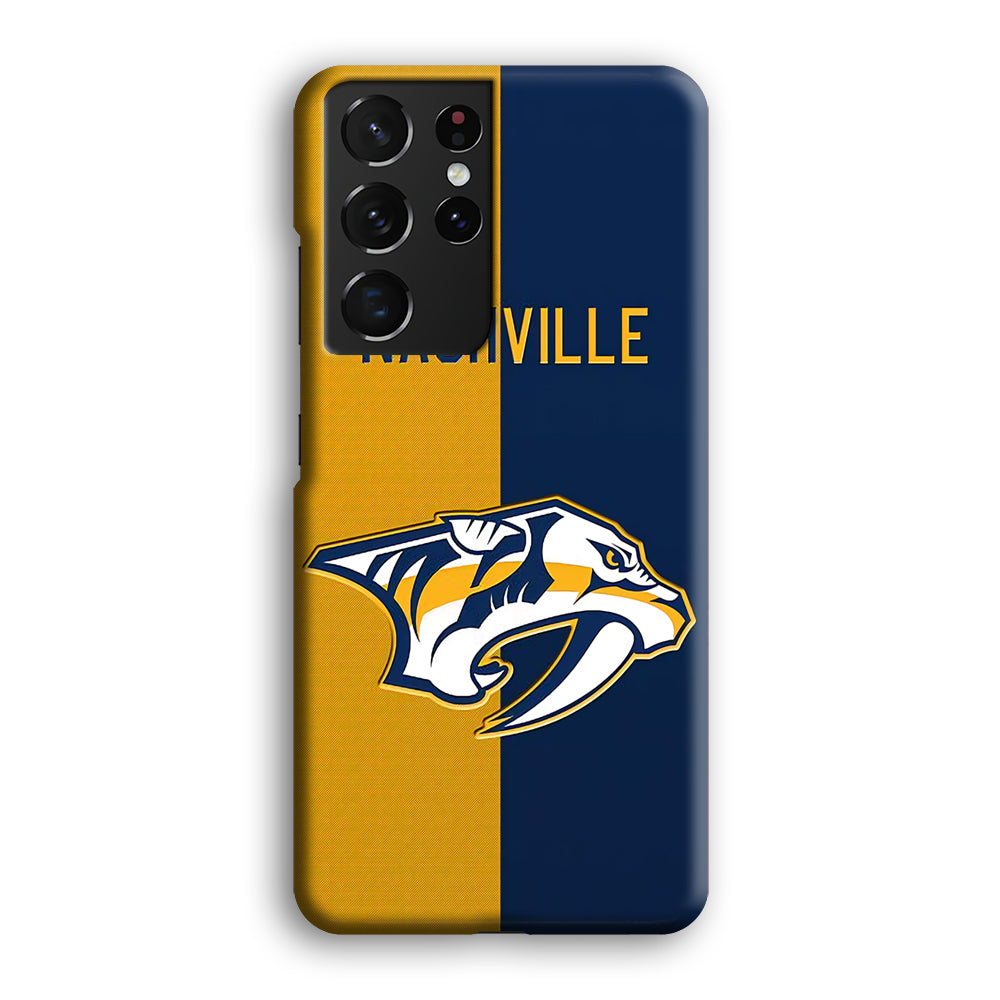 Nashville Predators Two Side Colour Samsung Galaxy S21 Ultra Case