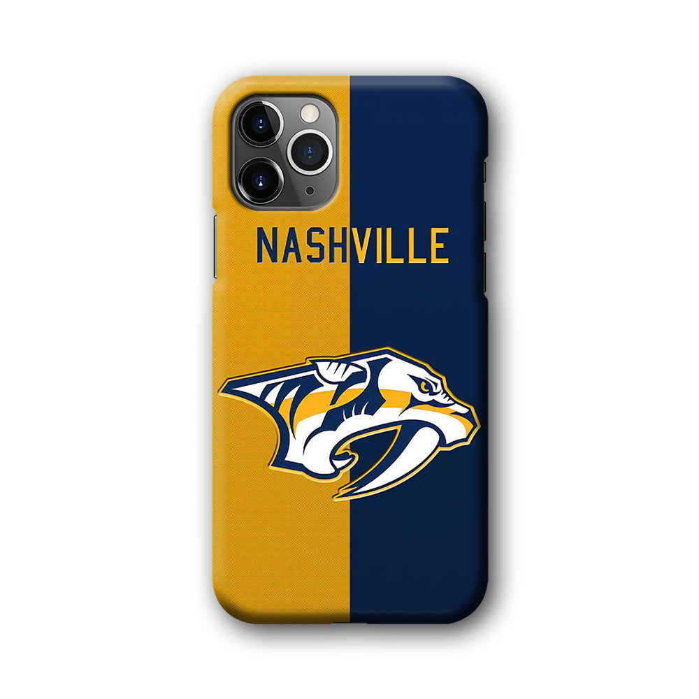 Nashville Predators Two Side Colour iPhone 11 Pro Max Case