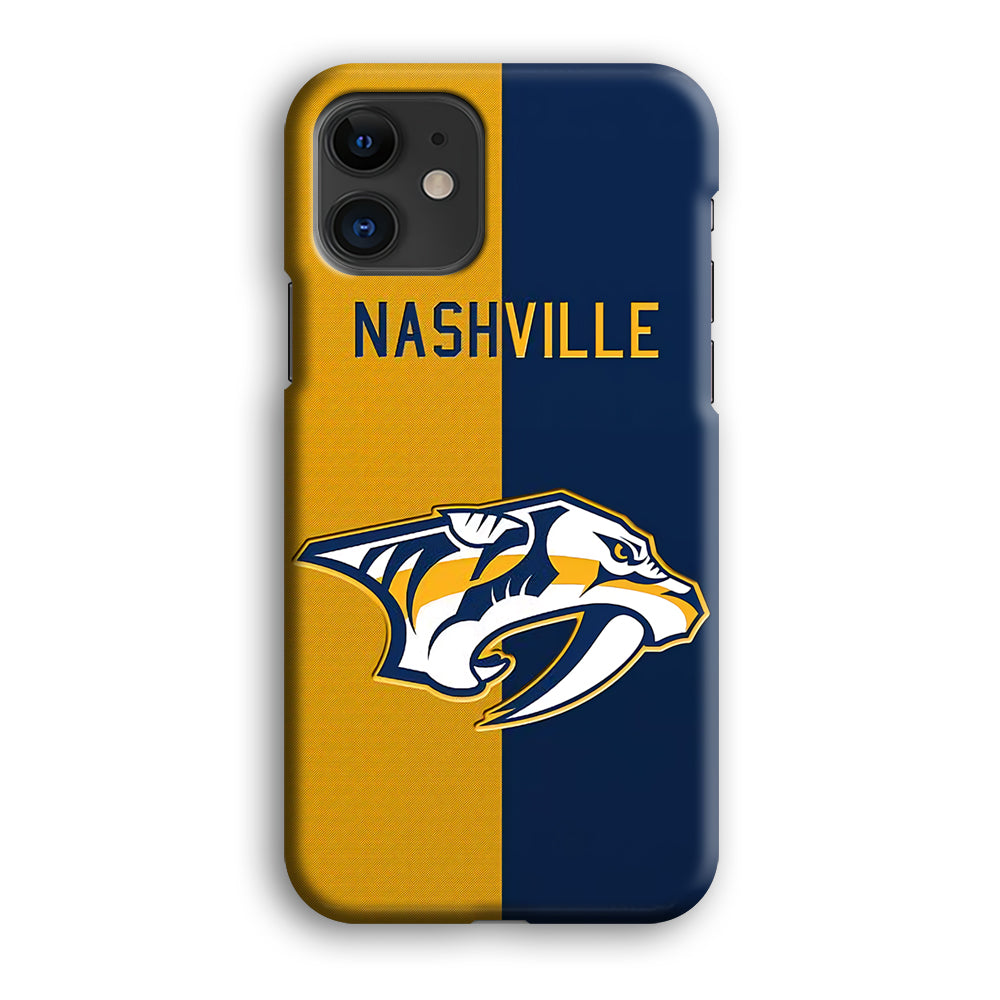 Nashville Predators Two Side Colour iPhone 12 Case