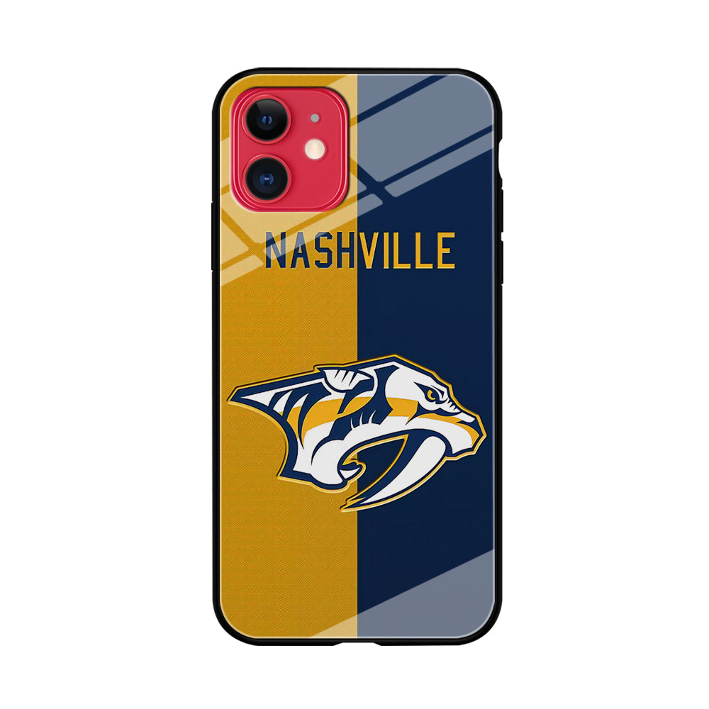 Nashville Predators Two Side Colour iPhone 11 Case