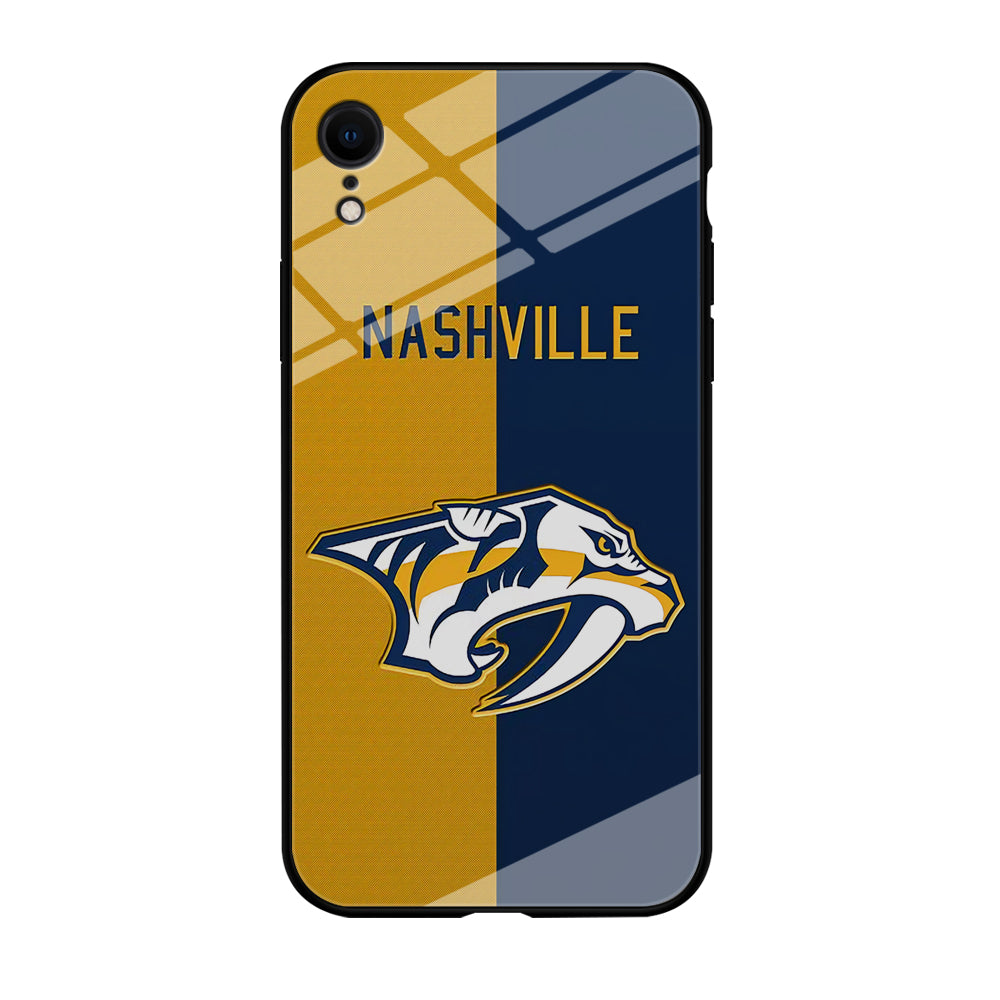 Nashville Predators Two Side Colour iPhone XR Case
