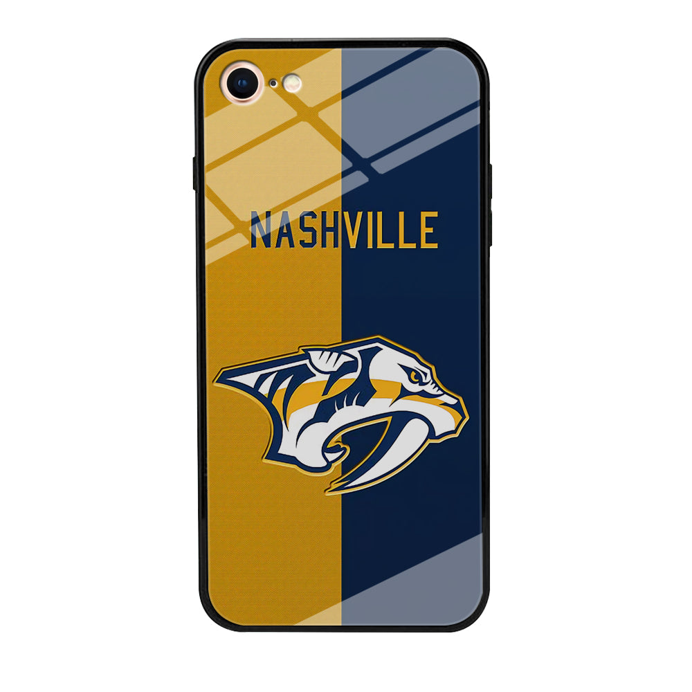 Nashville Predators Two Side Colour iPhone 8 Case