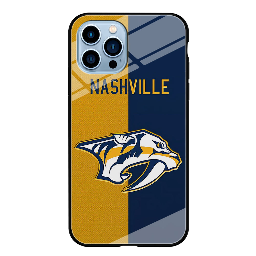 Nashville Predators Two Side Colour iPhone 13 Pro Max Case