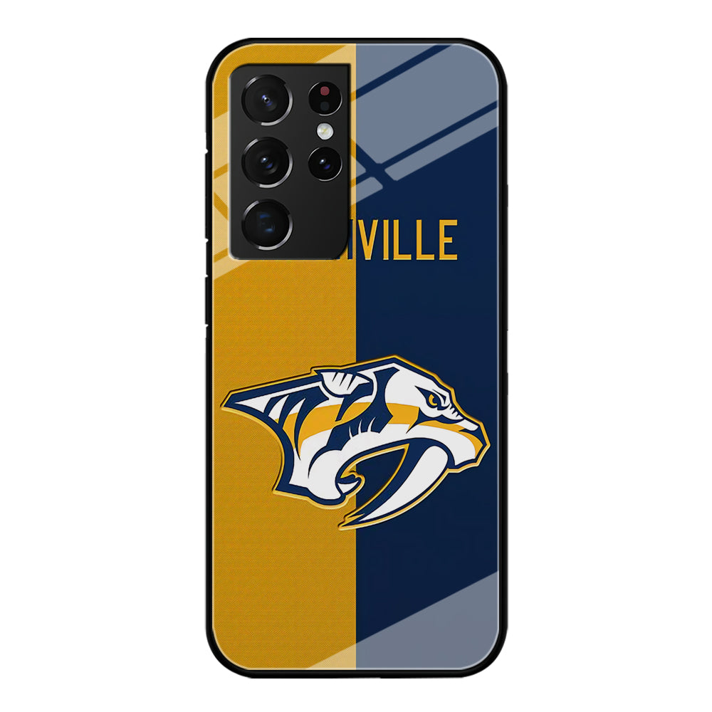 Nashville Predators Two Side Colour Samsung Galaxy S21 Ultra Case