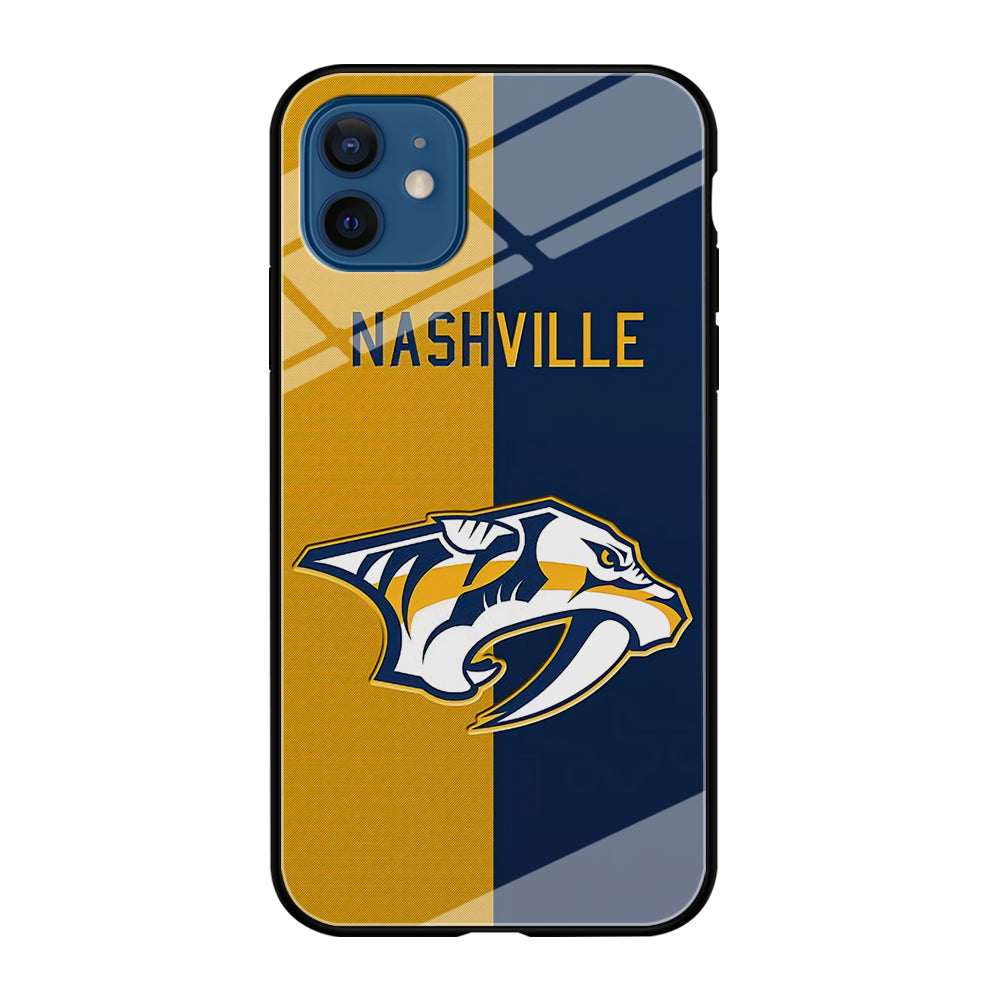 Nashville Predators Two Side Colour iPhone 12 Case