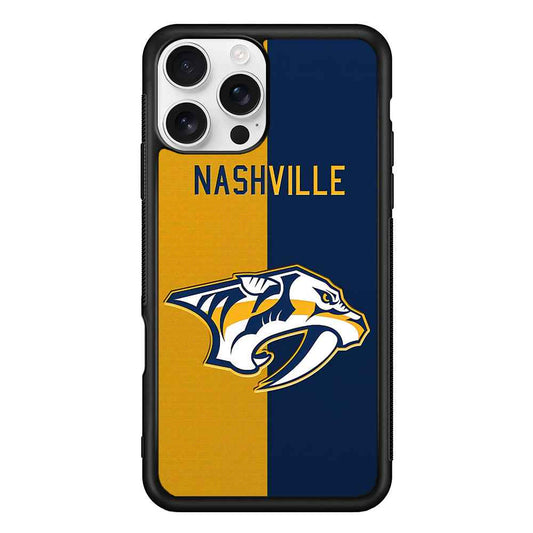 Nashville Predators Two Side Colour iPhone 16 Pro Max Case