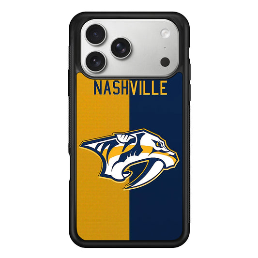 Nashville Predators Two Side Colour iPhone 17 Pro Case