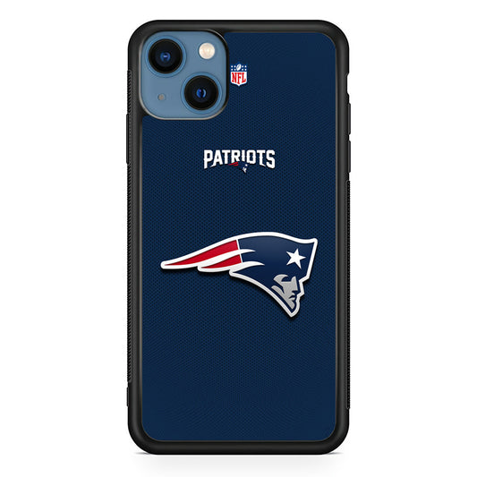New England Patriots Letter on Jersey iPhone 14 Plus Case - Carneyforia