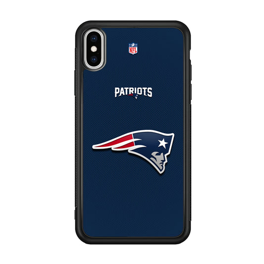 New England Patriots Letter on Jersey iPhone XS Case