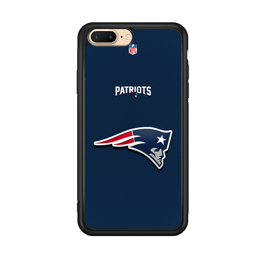 New England Patriots Letter on Jersey iPhone 8 Plus Case