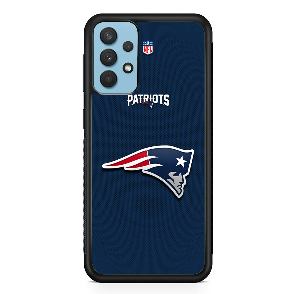 New England Patriots Letter on Jersey Samsung Galaxy A32 Case