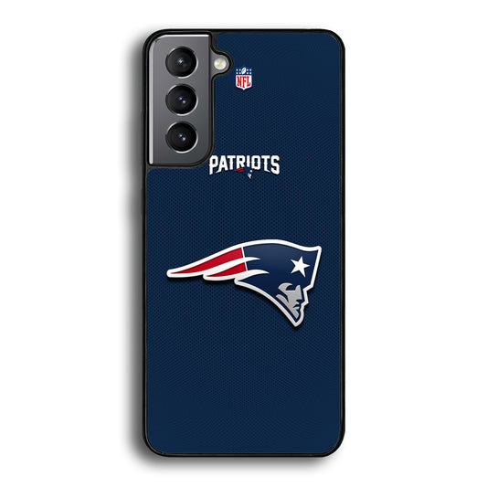 New England Patriots Letter on Jersey Samsung Galaxy S21 Plus Case