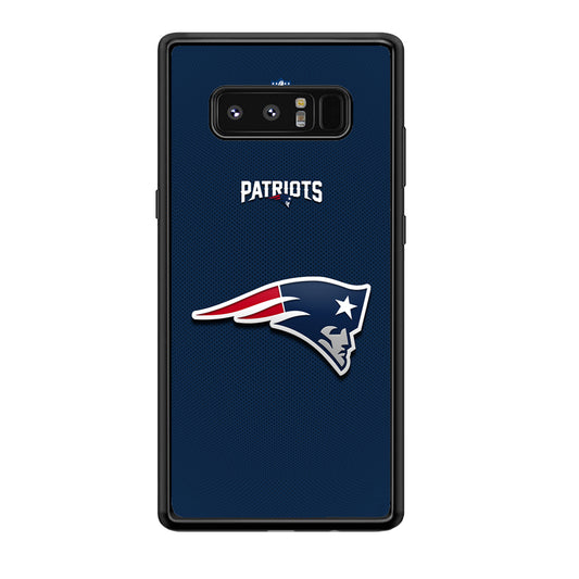 New England Patriots Letter on Jersey Samsung Galaxy Note 8 Case