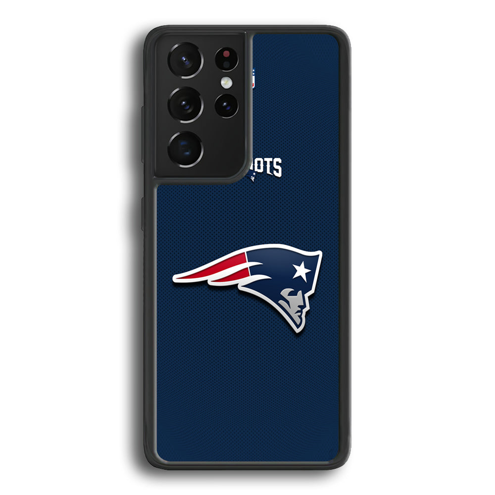 New England Patriots Letter on Jersey Samsung Galaxy S21 Ultra Case