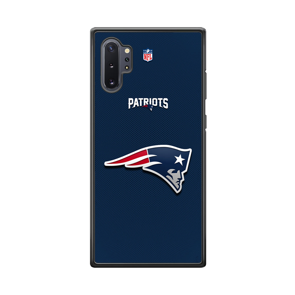 New England Patriots Letter on Jersey Samsung Galaxy Note 10 Plus Case